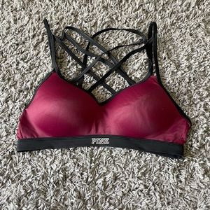 Pink Ultimate Sports Bra w/ caged design